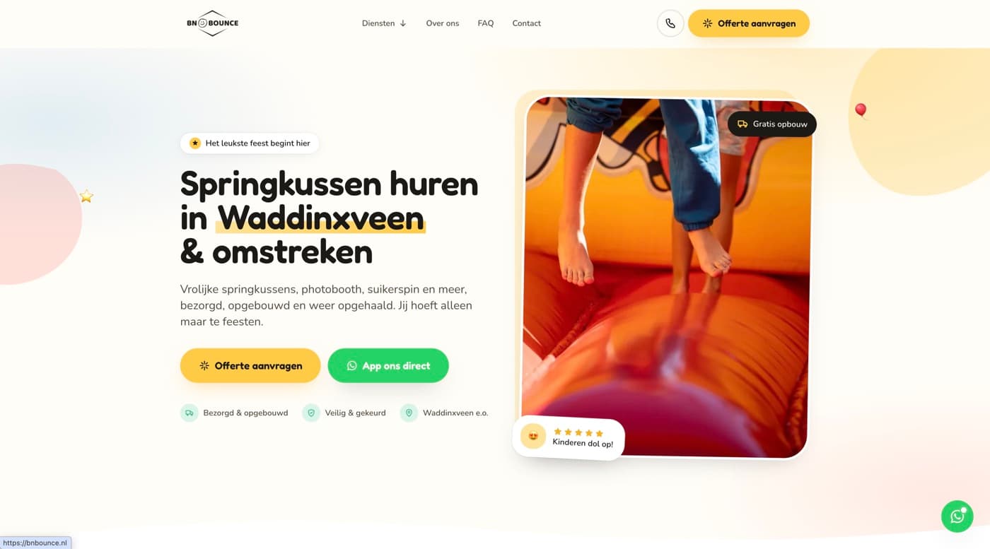 Website van BN Bounce